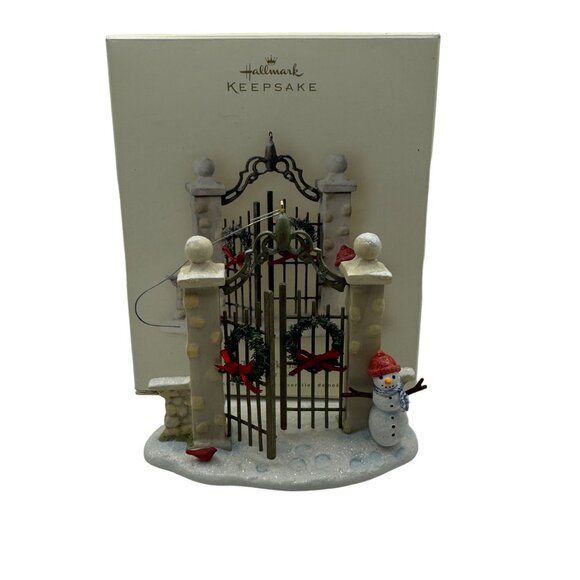 Hallmark Keepsake The Park Gates Winter Park Christmas Ornament - Picture 2 of 9